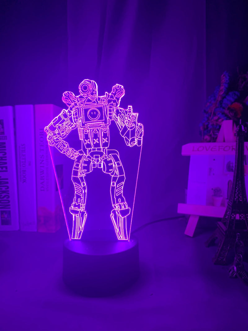 Game Apex Legends Hero Pathfinder Figure 3D Led Night Light